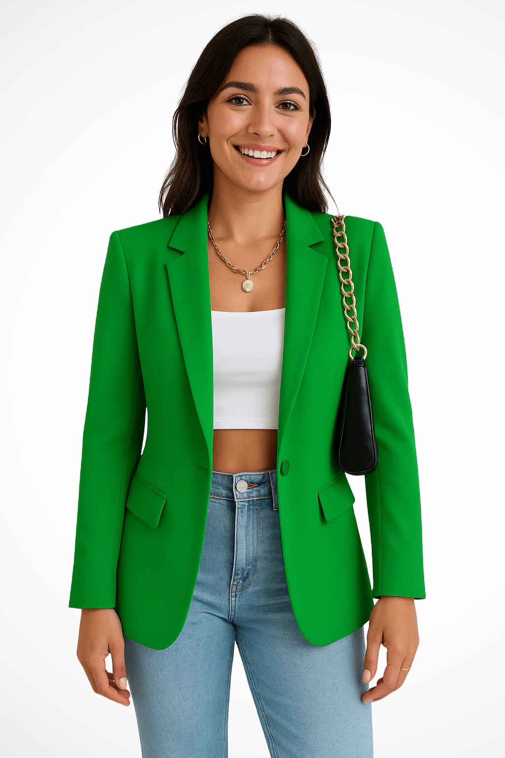 Women's Black Blazer Tailored Fit Elegant Design for Work & Weekend 10