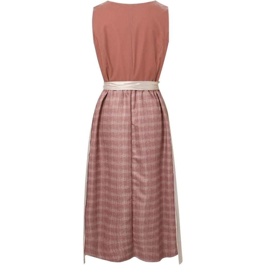 Women's Brick Red Dirndl Dress Oktoberfest Mini Style Casual Festive 2