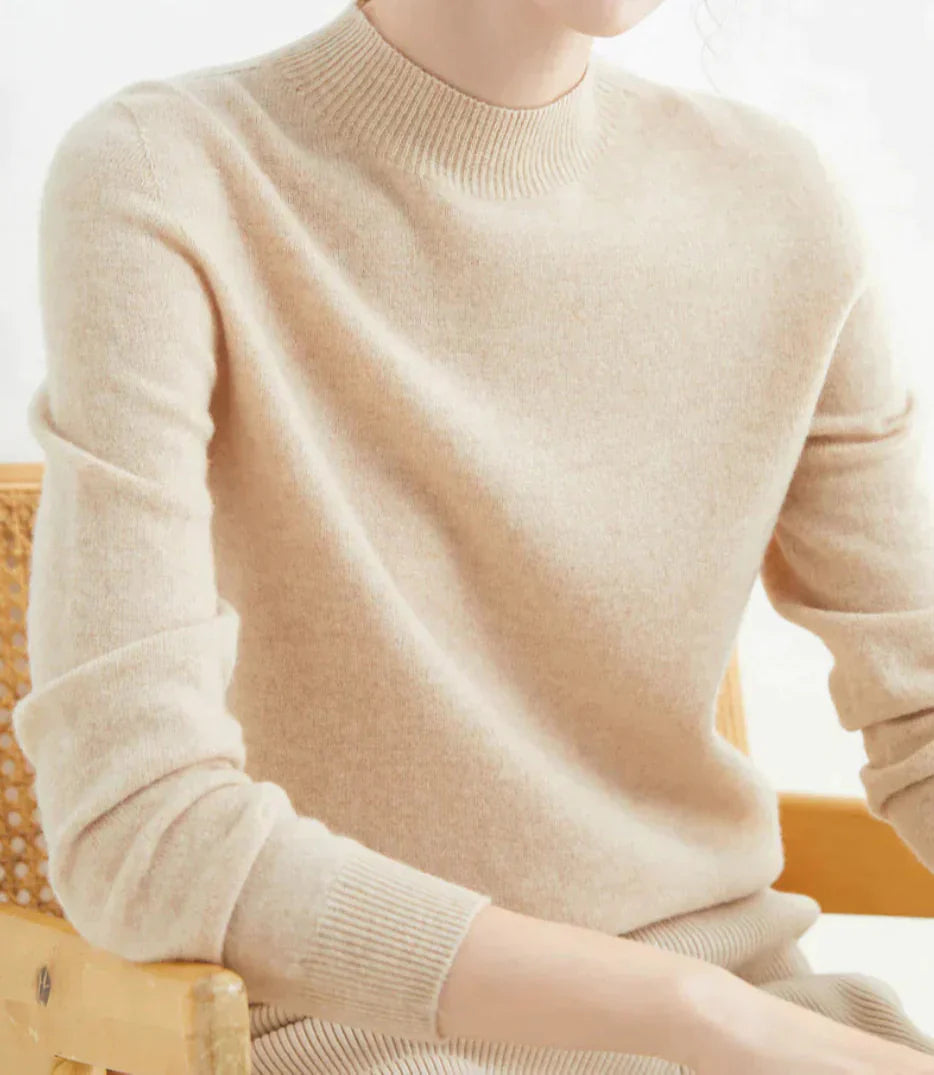 Women's Cashmere Sweater Soft Elegant Comfort Timeless Style 11
