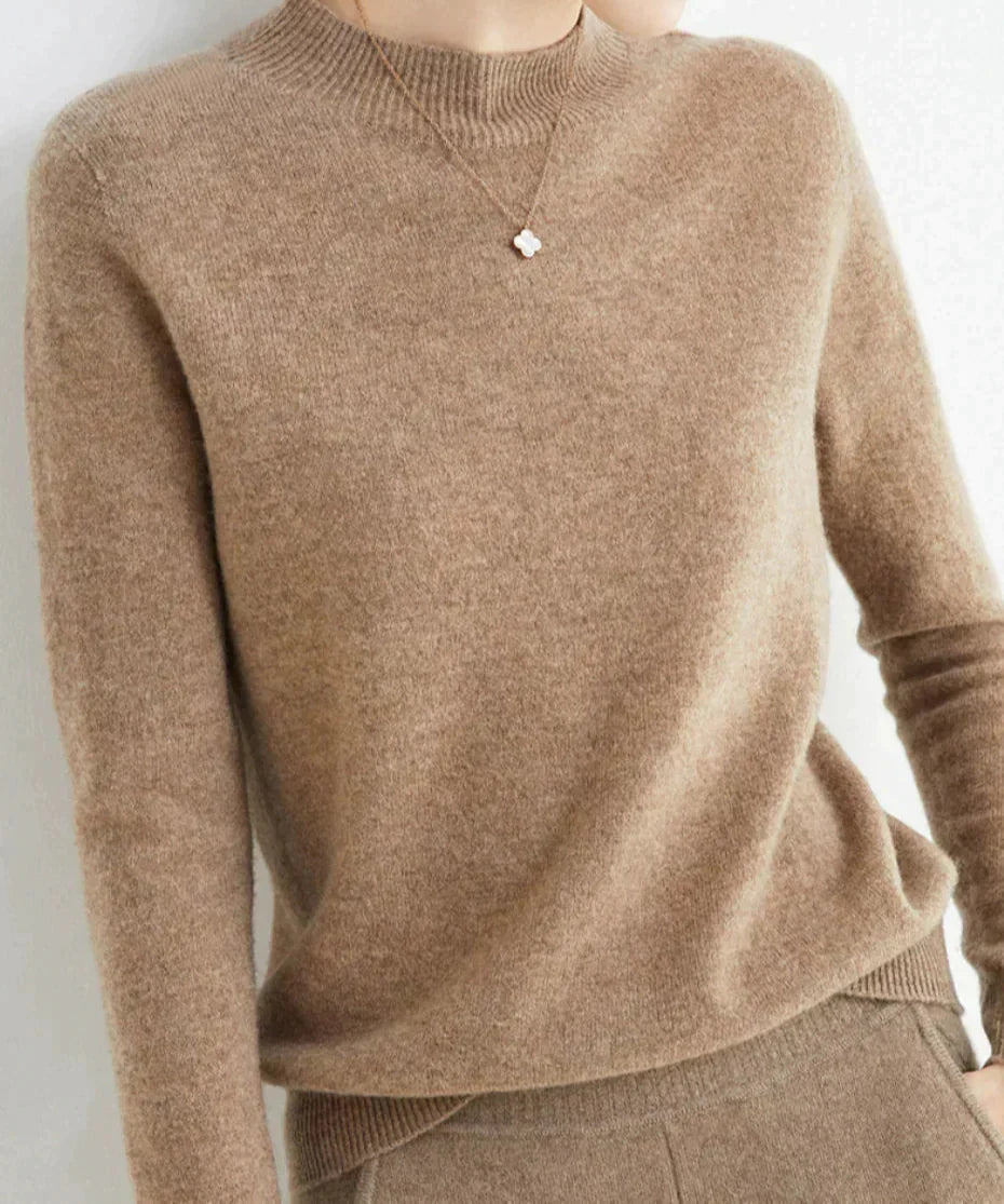 Women's Cashmere Sweater Soft Elegant Comfort Timeless Style 12