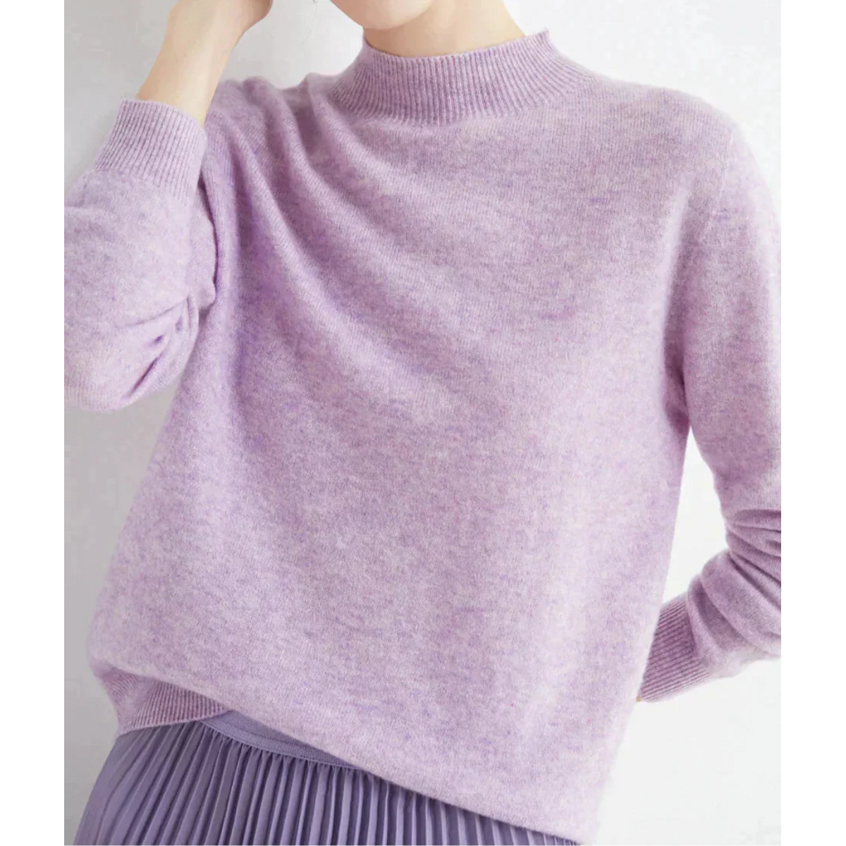 Women's Cashmere Sweater Soft Elegant Comfort Timeless Style 8
