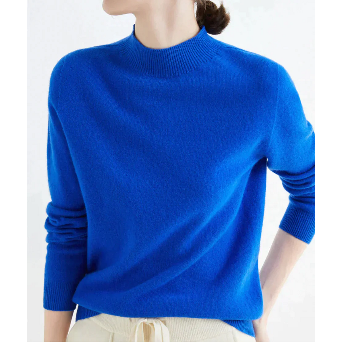 Women's Cashmere Sweater Soft Elegant Comfort Timeless Style 9