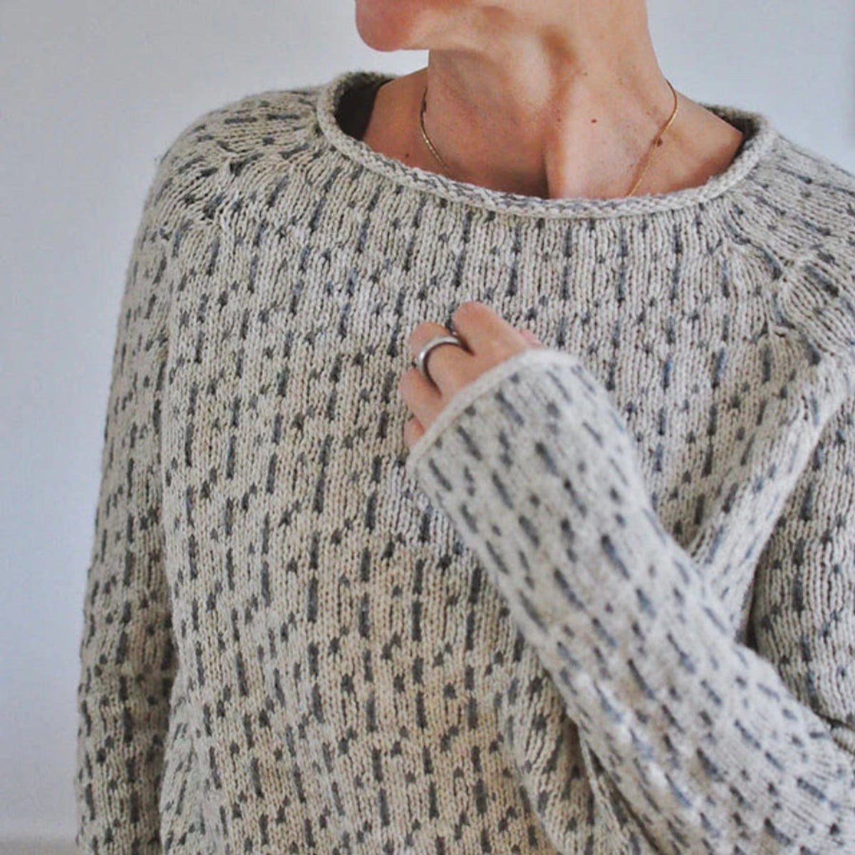 Women's Casual Knit Sweater Boat Neck Elegant Relaxed Fit 2