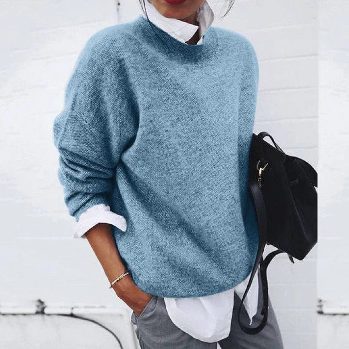 Women's Oversized Sweater Soft Casual Chic Pullover for Fall 0