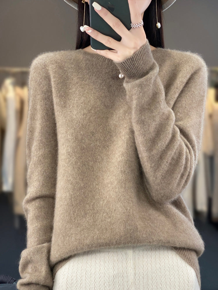 Women's Oversized Sweater Trendy Comfortable Casual Style Cotton 5