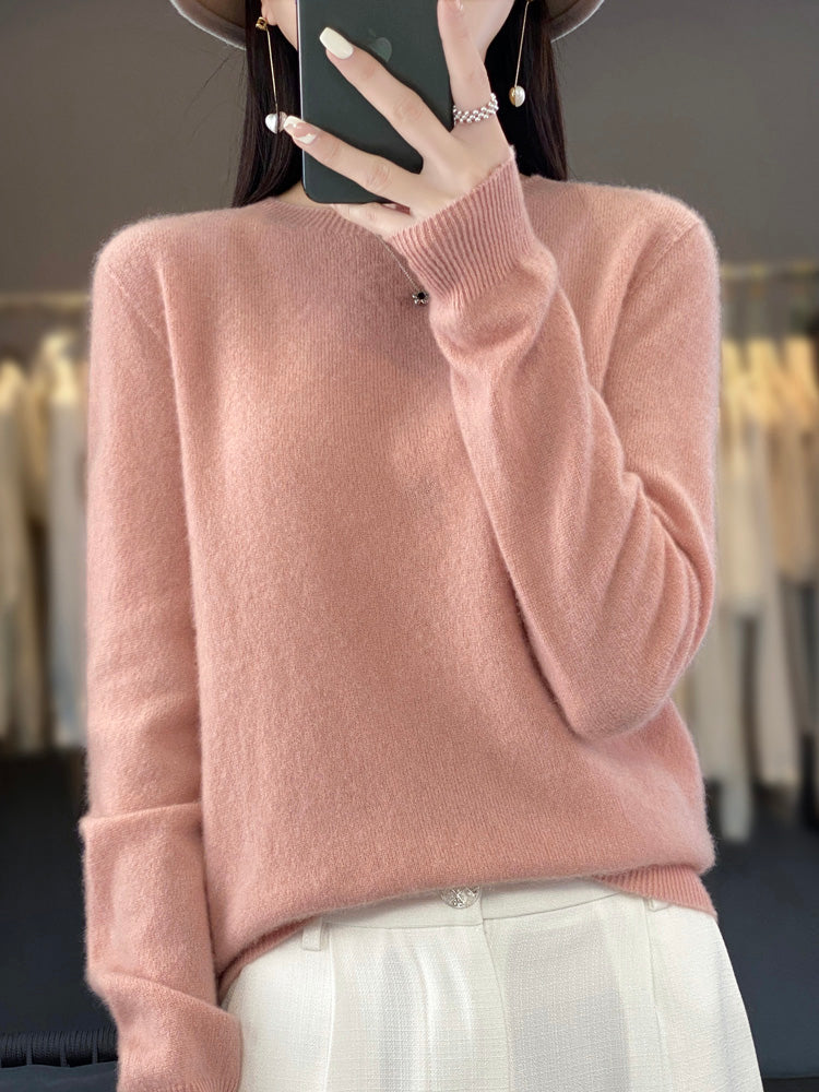 Women's Oversized Sweater Trendy Comfortable Casual Style Cotton 8