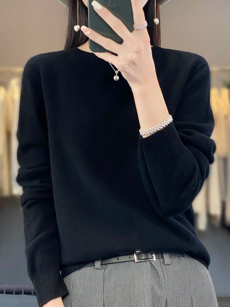 Women's Oversized Sweater Trendy Comfortable Casual Style Cotton 9