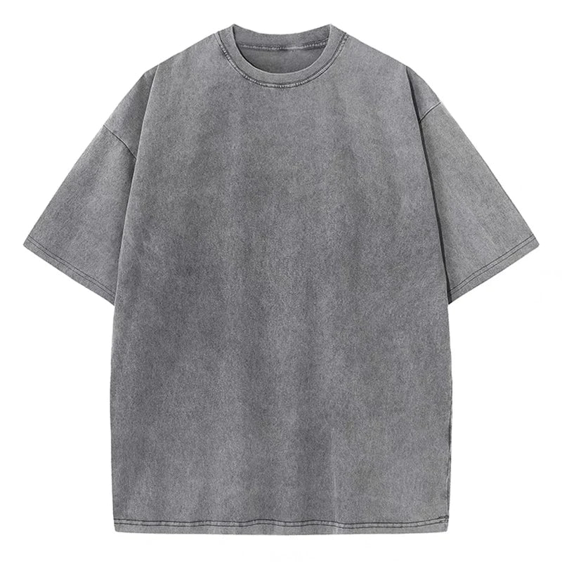 Women's Oversized T-Shirt - Soft Cotton Drop Shoulder Tee in Neutral Tones 6
