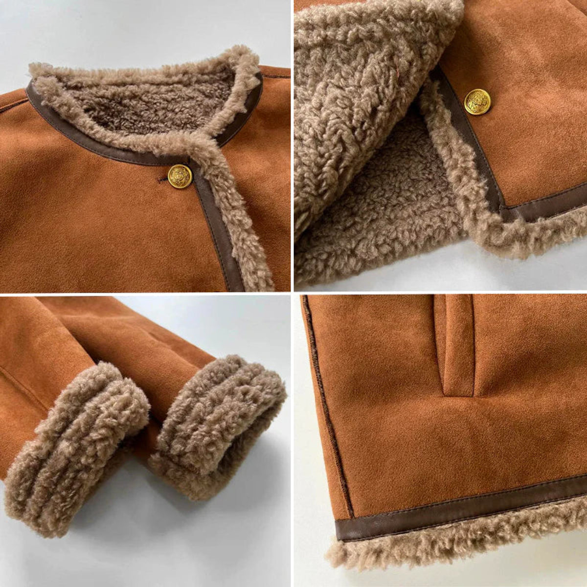 Women's Sheepskin Jacket Premium Warmth Tailored Elegant Fit 3