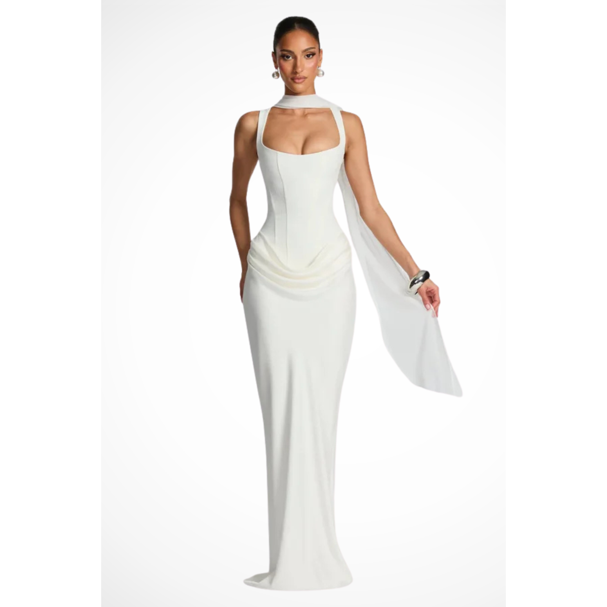 Women's Sleeveless Bodycon Maxi Dress Elegant Formal Evening Wear 4