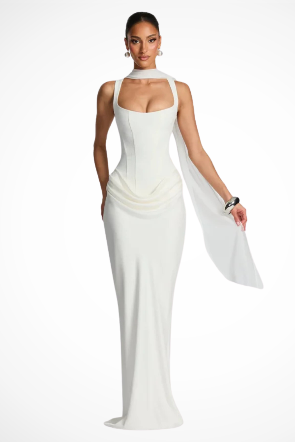 Women's Sleeveless Bodycon Maxi Dress Elegant Formal Evening Wear 4