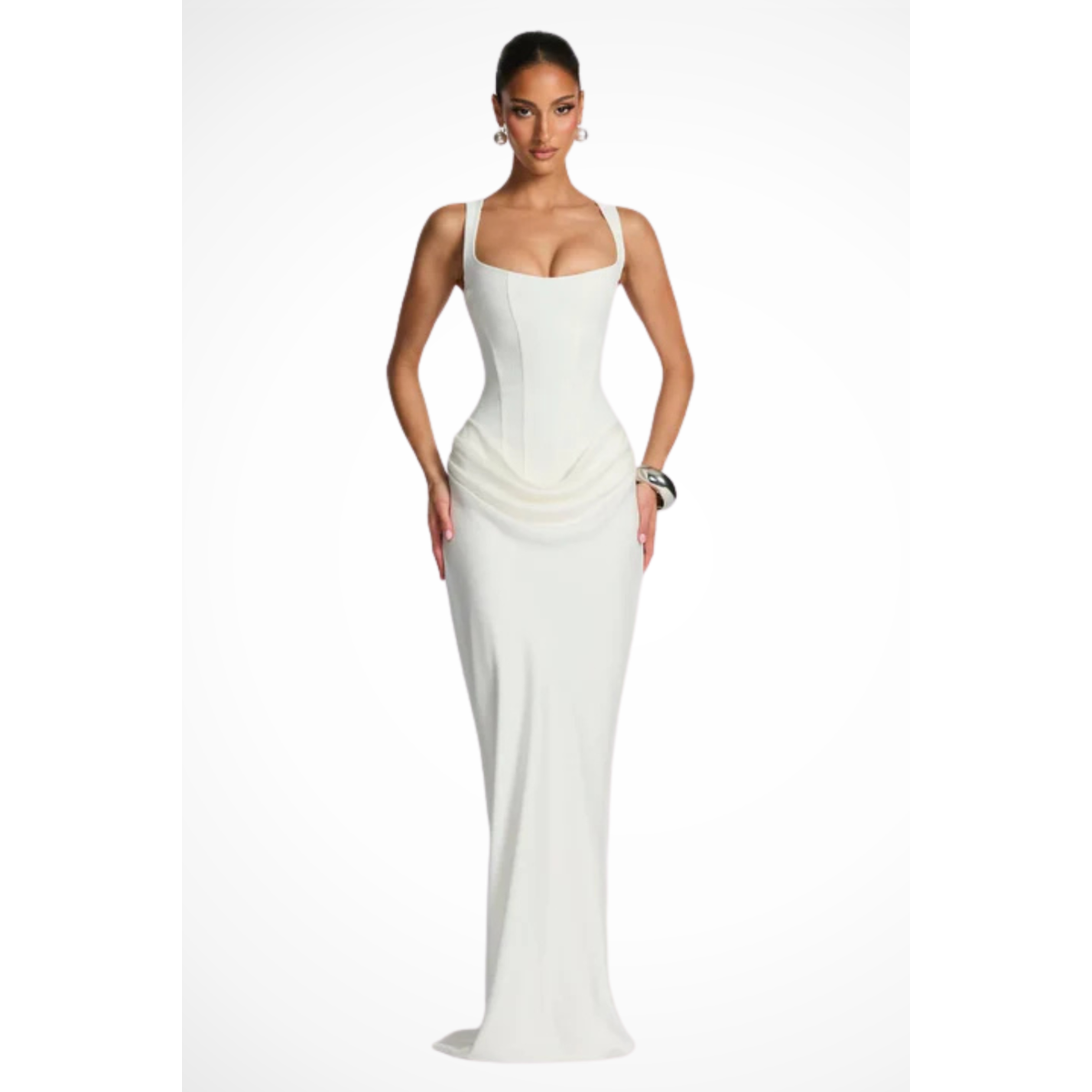 Women's Sleeveless Bodycon Maxi Dress Elegant Formal Evening Wear 5