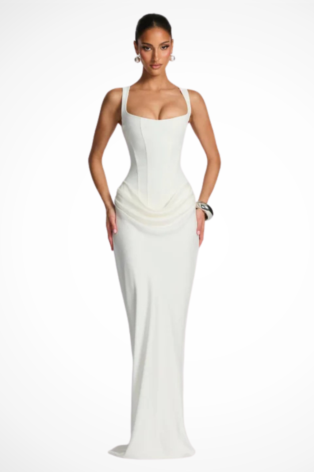 Women's Sleeveless Bodycon Maxi Dress Elegant Formal Evening Wear 5
