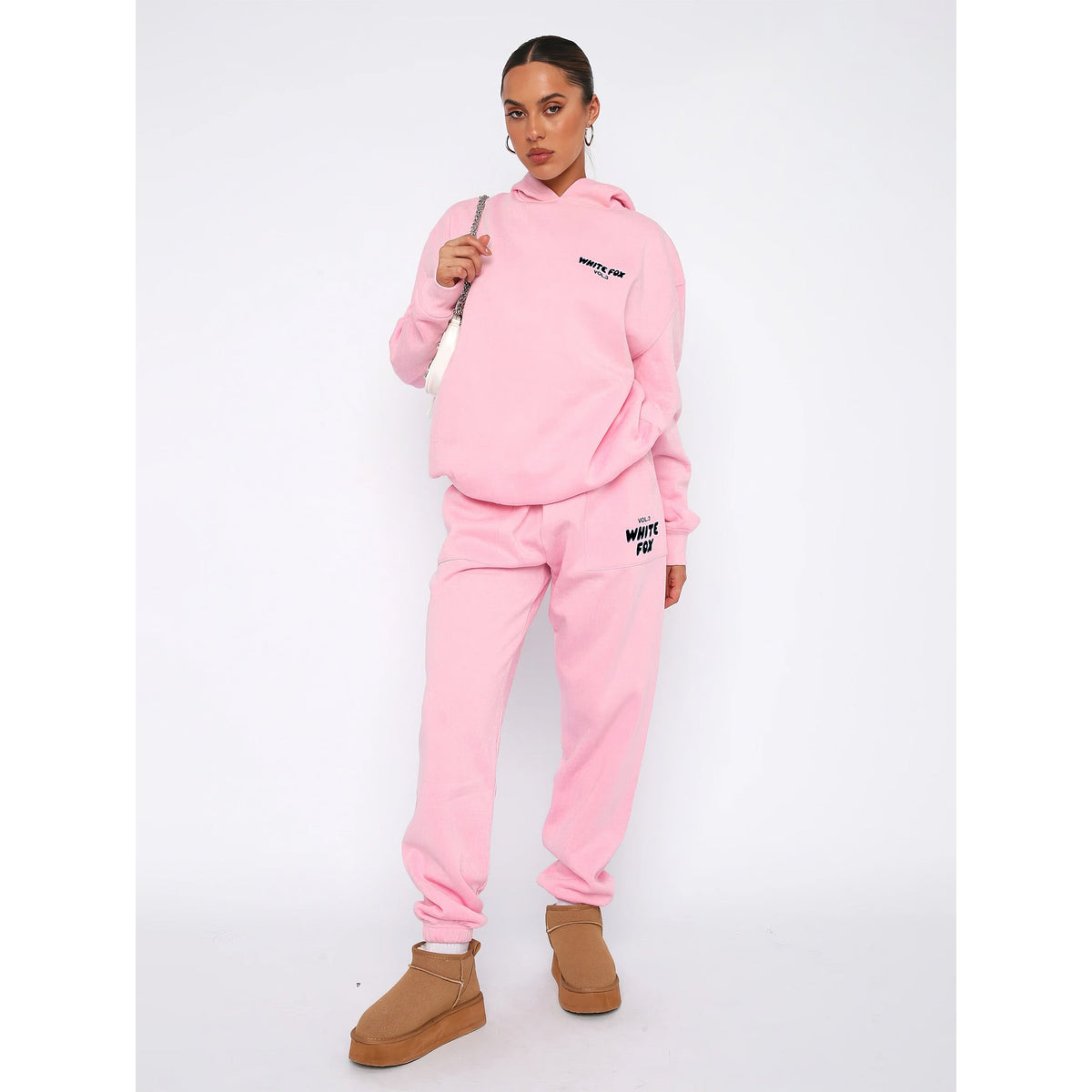 Women's Tracksuit Set Two-Piece Hoodie and Pants Comfortable Casual 5