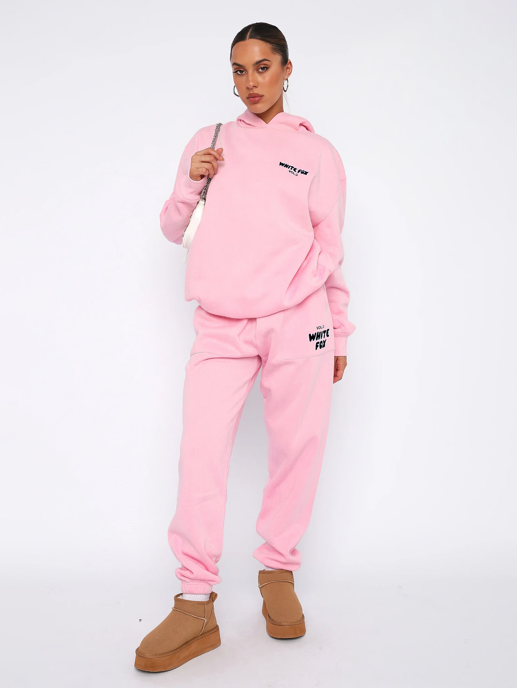 Women's Tracksuit Set Two-Piece Hoodie and Pants Comfortable Casual 5