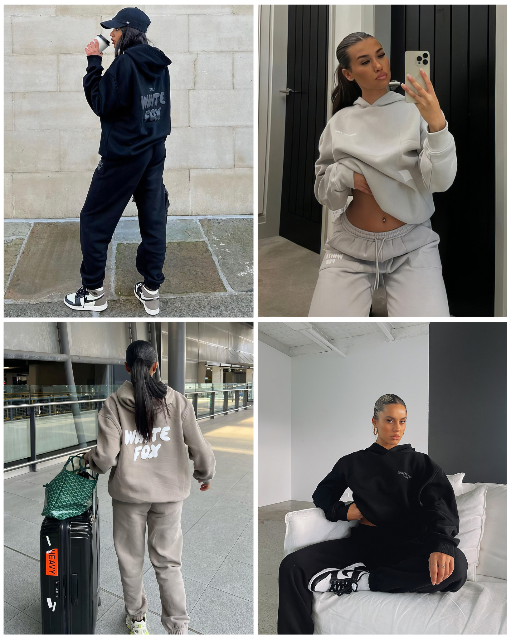 Women's Tracksuit Set Two-Piece Hoodie and Pants Comfortable Casual 7