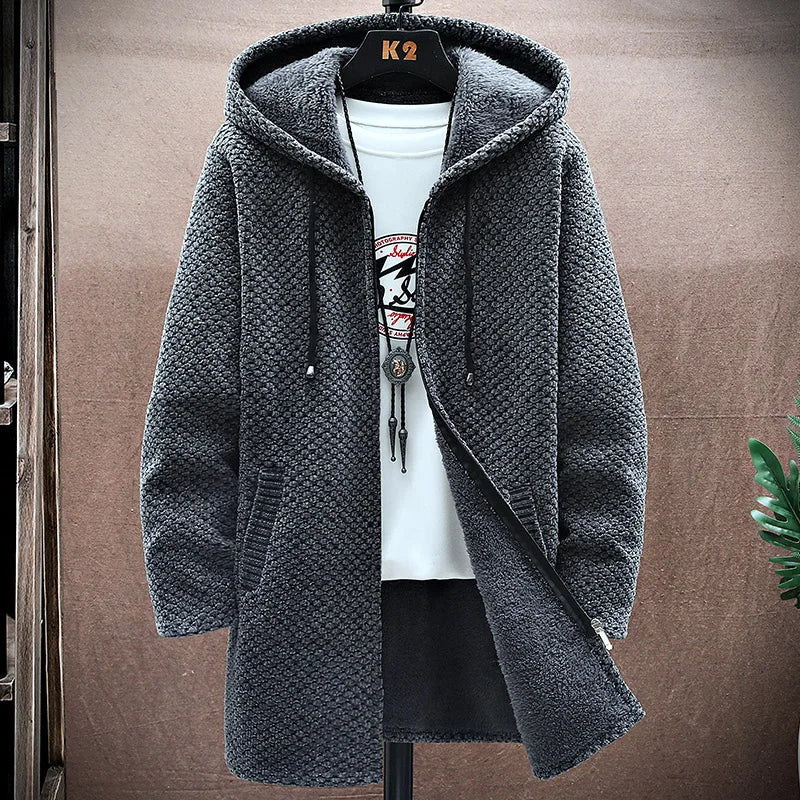 Wool-Cashmere Blend Jacket with Plush Fleece Lining 6