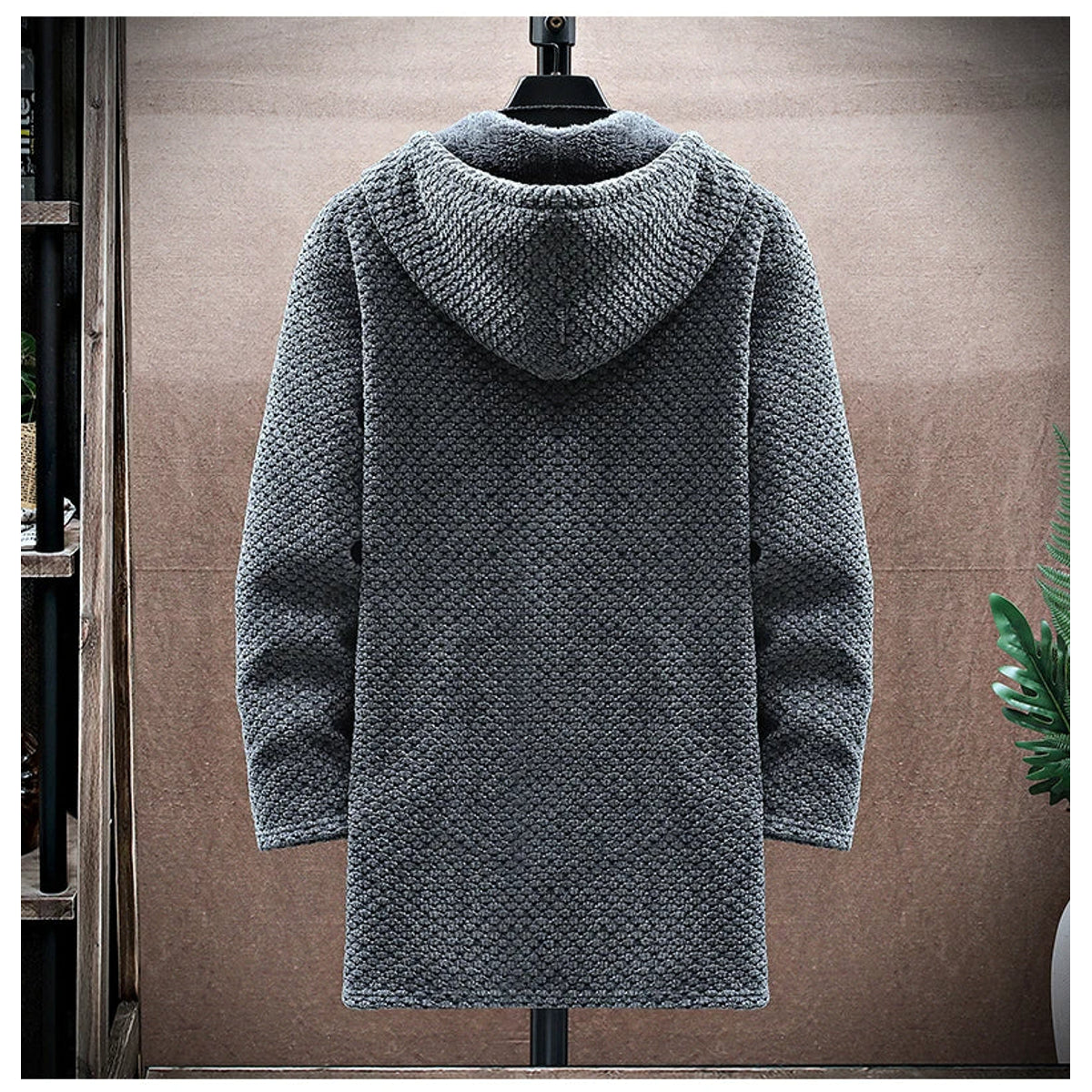 Wool-Cashmere Blend Jacket with Plush Fleece Lining 7