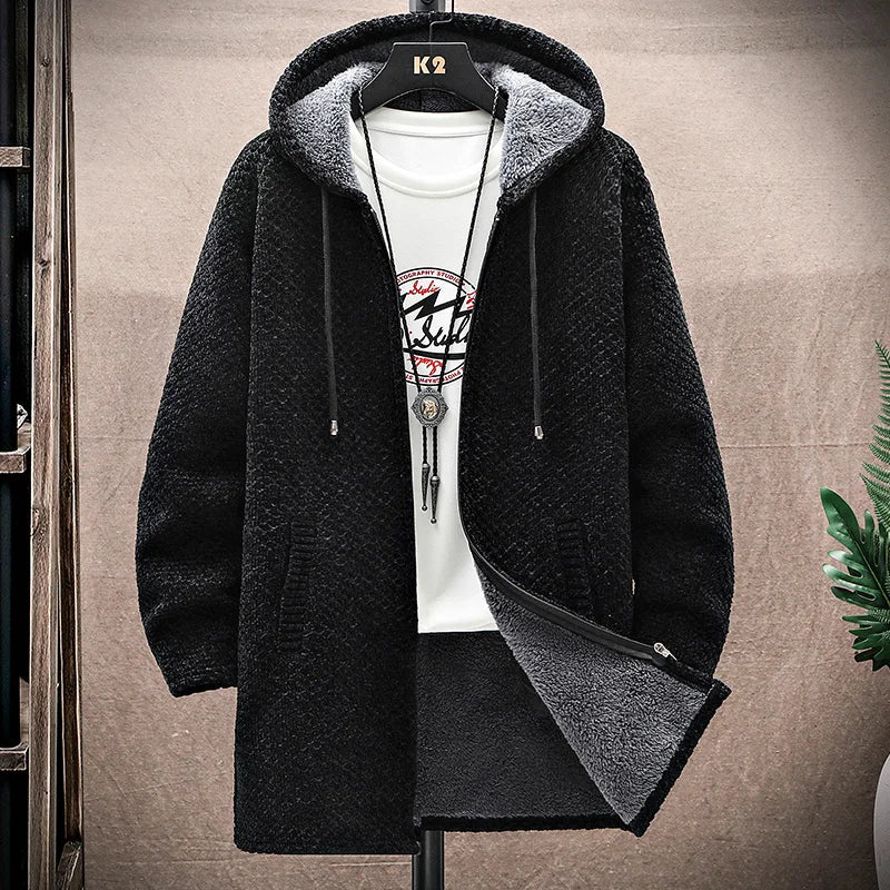 Wool-Cashmere Blend Jacket with Plush Fleece Lining 8