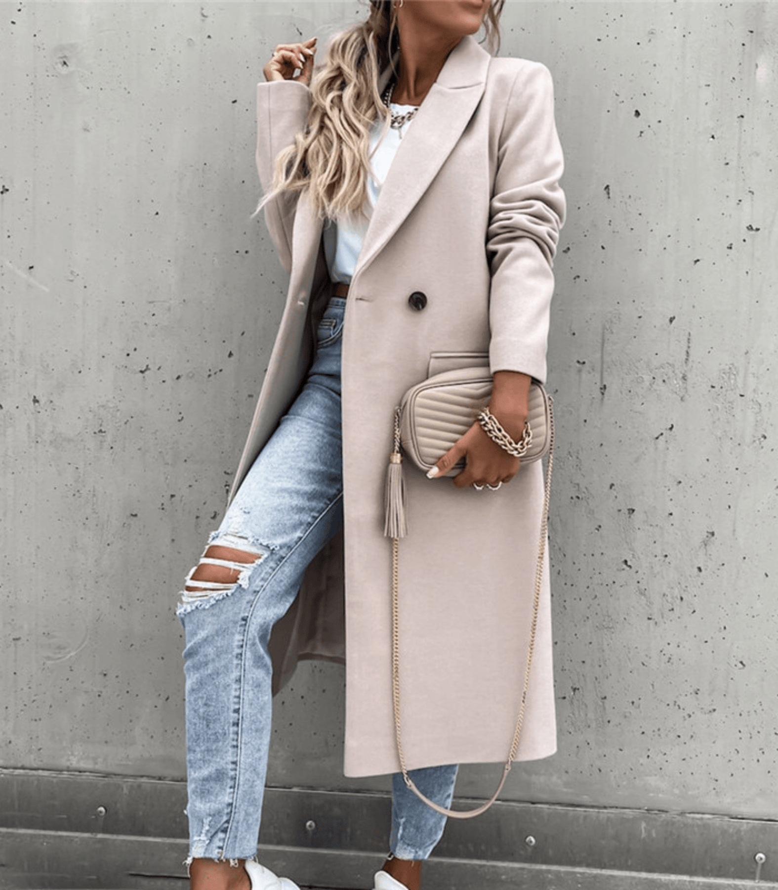 Wool Coat Women Elegant Warm Design for Winter Seasons 0