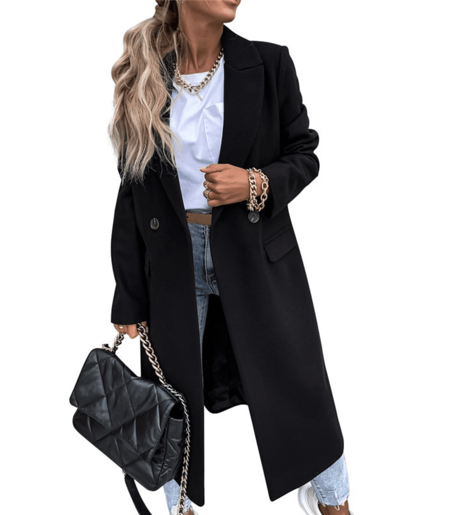 Wool Coat Women Elegant Warm Design for Winter Seasons 2