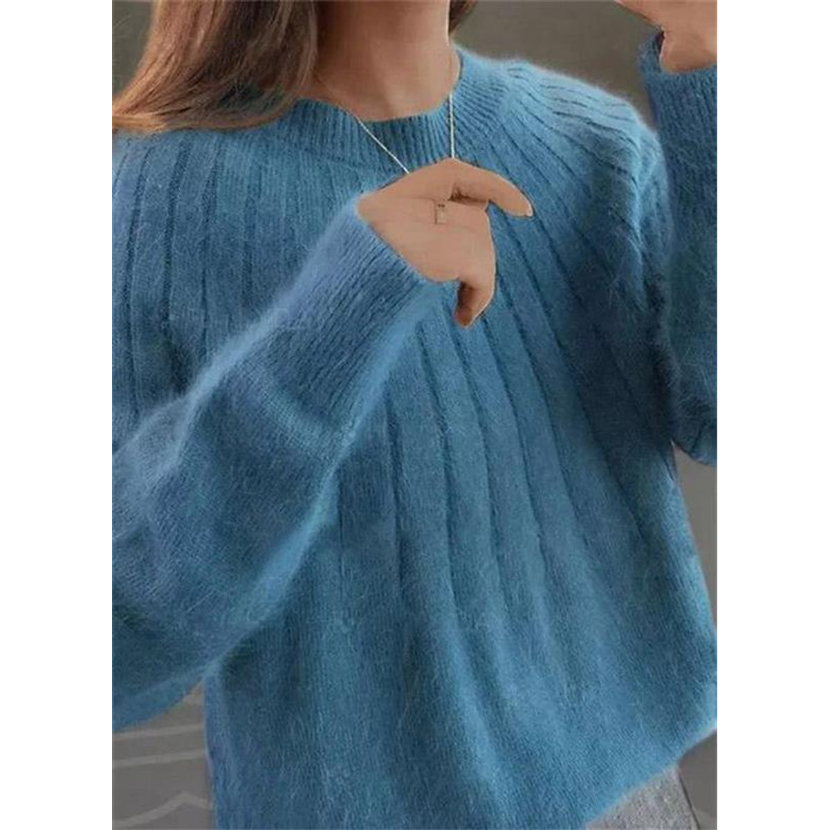 Wool Sweater Elegant Modern Design for Winter Casual Chic 0