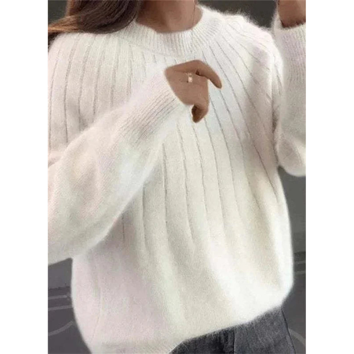 Wool Sweater Elegant Modern Design for Winter Casual Chic 4