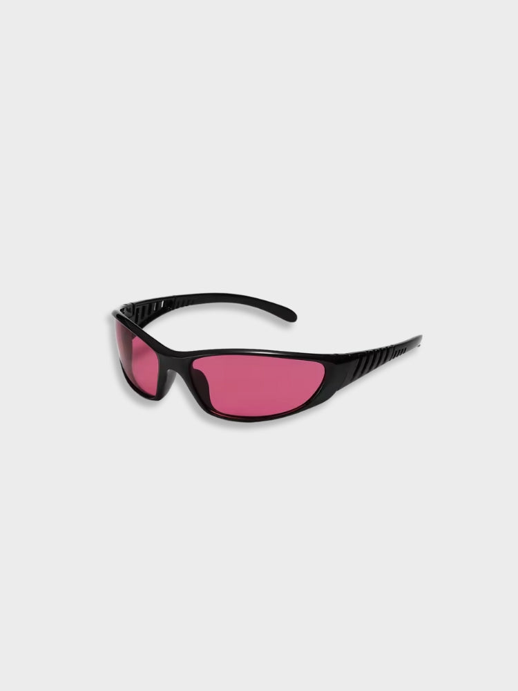 Y2K Shield - Oversized Dark Lens Sunglasses with UV Protection for Unisex Streetwear 1