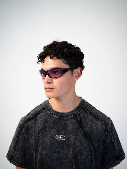 Y2K Shield - Oversized Dark Lens Sunglasses with UV Protection for Unisex Streetwear 4