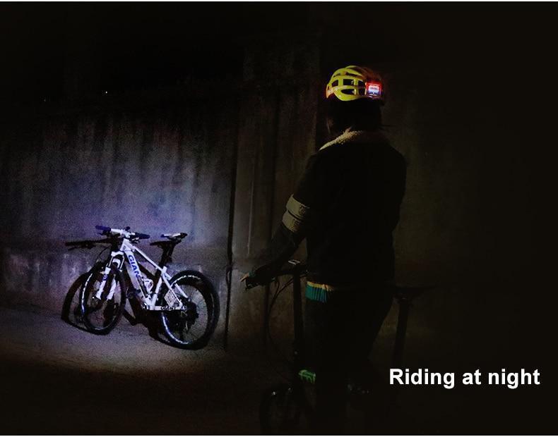 Smart Bike Helmet with LED Light 5 Colors