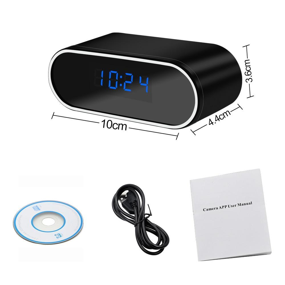 Hidden Alarm Clock Camera 1080p